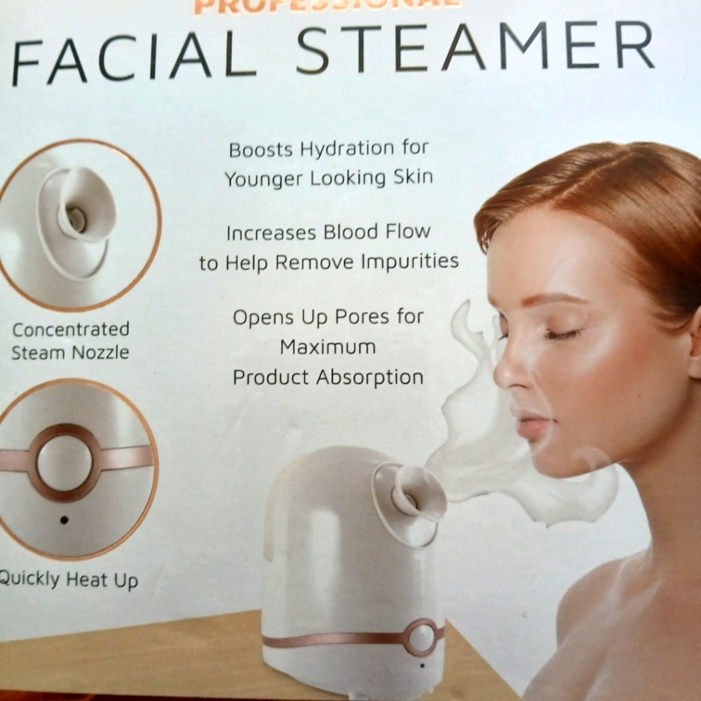 Precision beauty professional facial steamer
